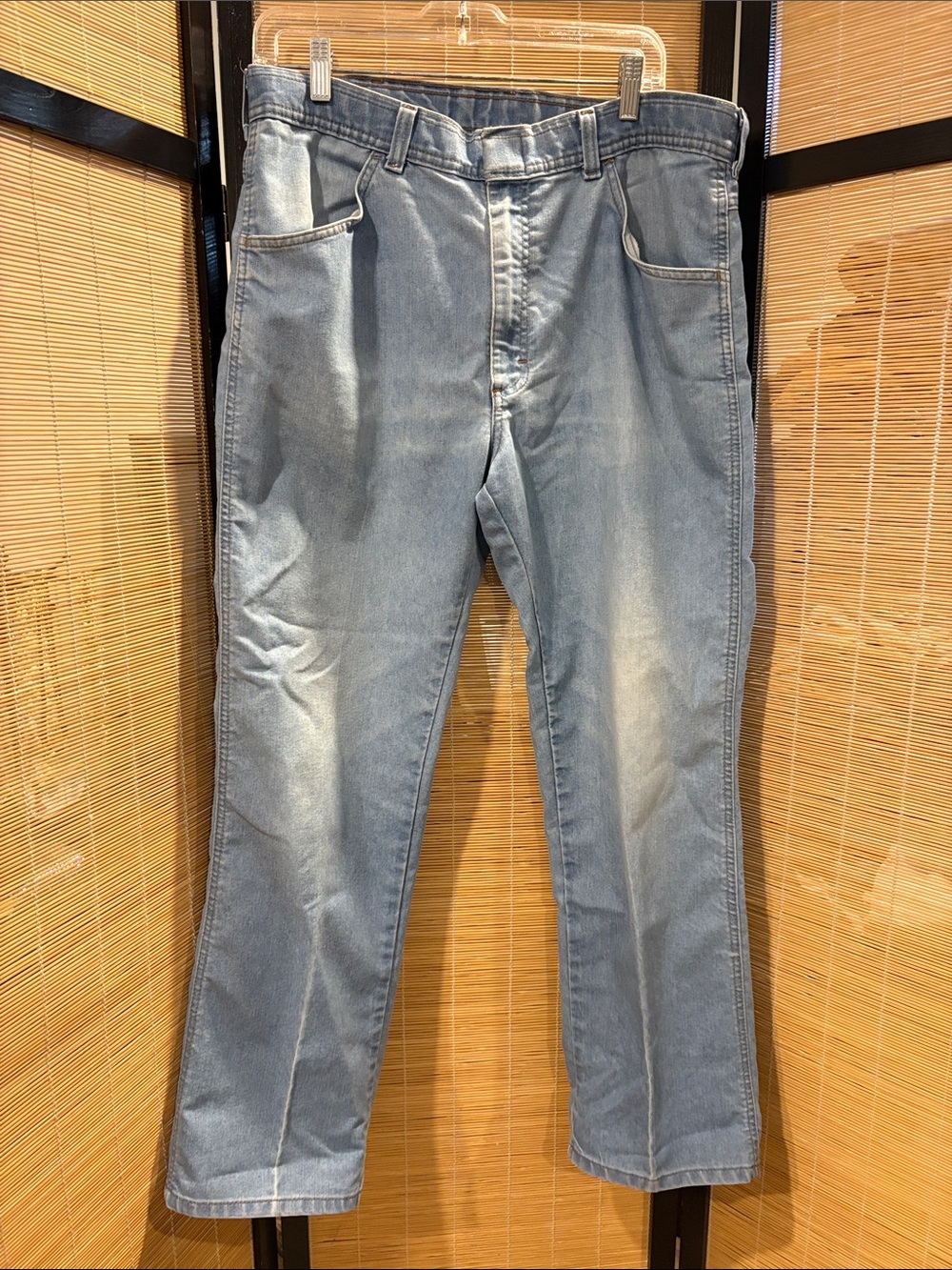 Vintage Wrangler Light Blue Straight-Leg Jeans